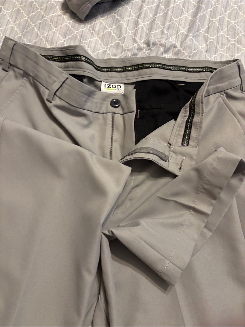 Izod Light Gray Men's Chinos